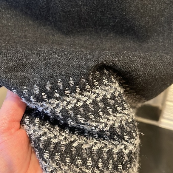 Vintage woven wool skirt made in USA by MICHELE - Picture 3 of 12